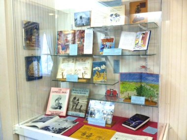 The Ocracoke Coloring Book is a part of a new display at the OPS Museum. Behold all the children's books, old and new, that are set on Ocracoke!